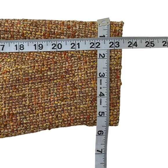 Jones New York Womens Boucle Tweed Blazer | 14 | Orange | Button Up | Vented - Picture 9 of 10